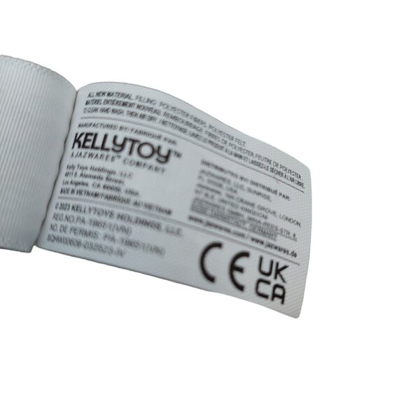 It's in the bag Blue White Plush Teddy Bear 10 Inches Stuffed Animal Kellytoy - Picture 3 of 9